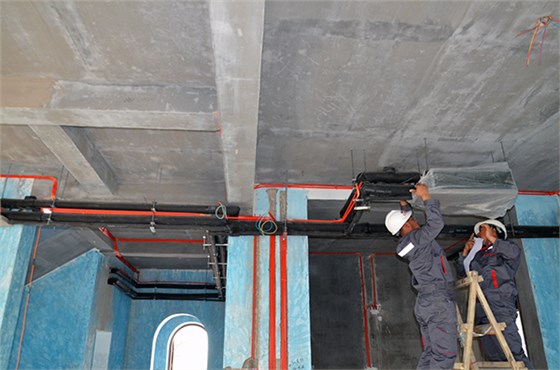 別墅地源熱泵室內風盤保護