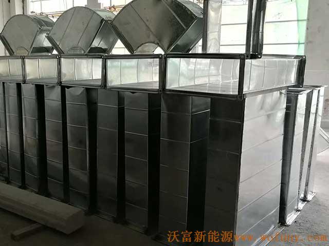 通風(fēng)管道——沃富承建青島市小水清溝村改造配套學(xué)?？諝庠礋岜庙?xiàng)目